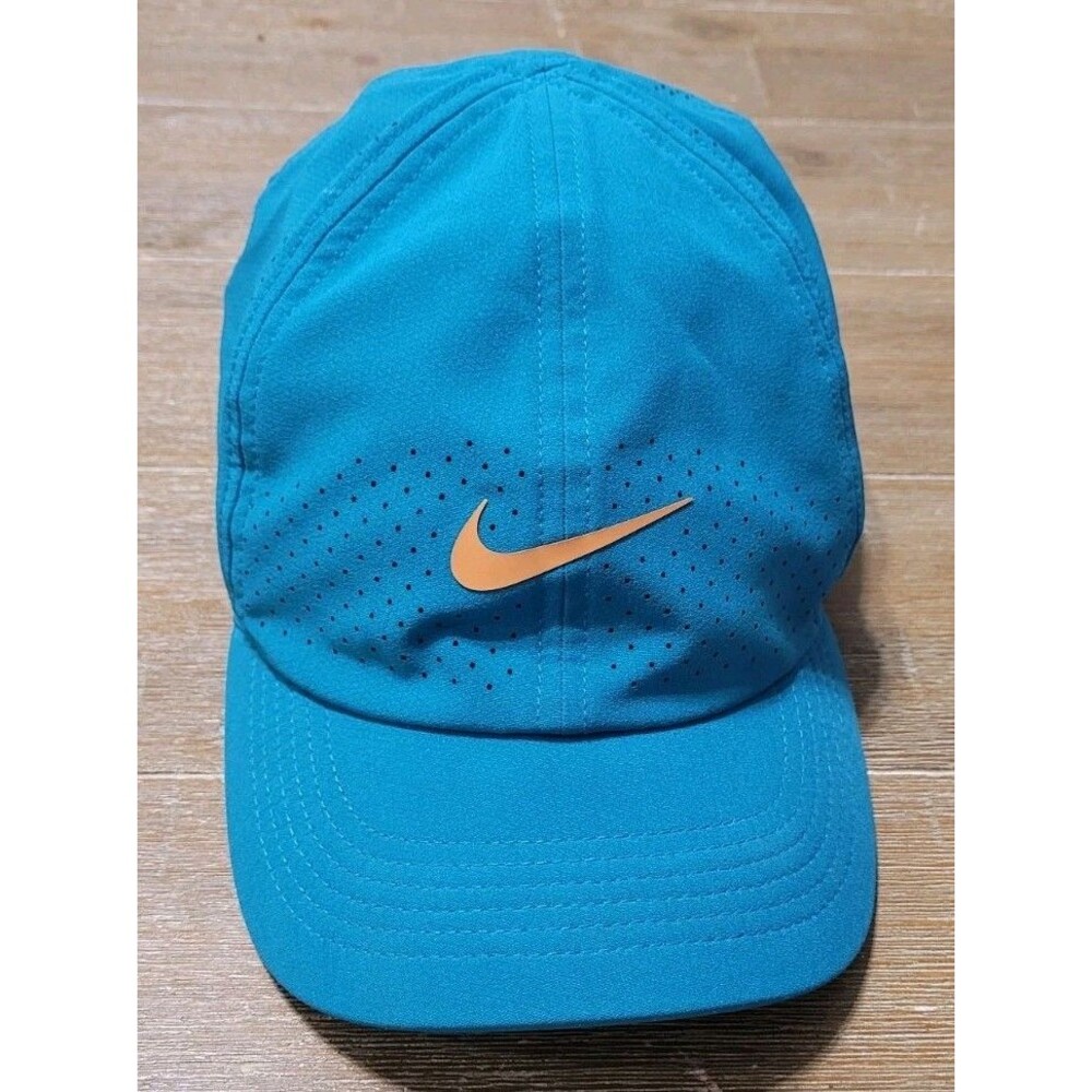 Nike Court Advantage Cap Bright Spruce & Hot Curry Dri-Fit ADV Heritage86 Hat